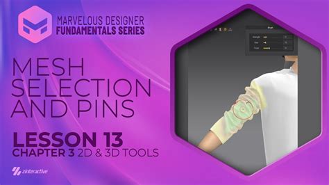 Create Pin – Marvelous Designer.